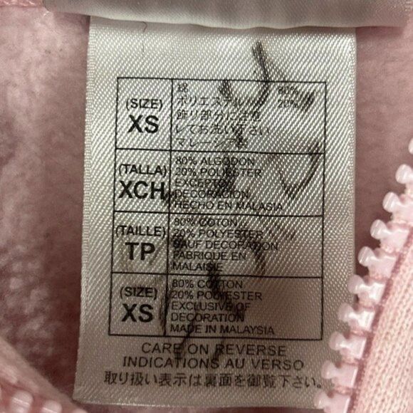 Disney Parks Princess Hoodie Zip Up Jacket Girls XS Pink - Picture 5 of 9